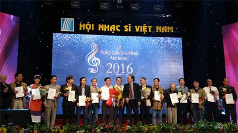 Giải thưởng Âm nhạc Hội nhạc sỹ Việt Nam năm 2016 (10/01/2017)